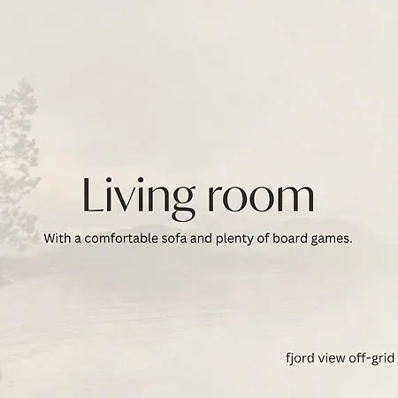 캠프장 Fjord View Off-grid