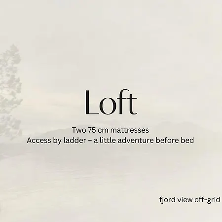 Camping Fjord View Off-grid
