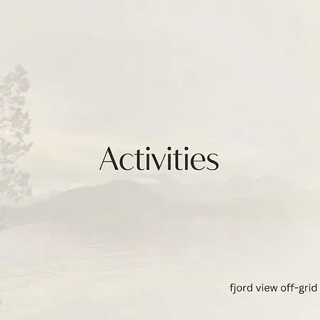 Fjord View Off-grid 캠프장 *